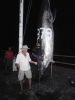 Karl Kleis, mit dem Fang seines Lebens.
Blue Marlin gefangen in Brasilien
